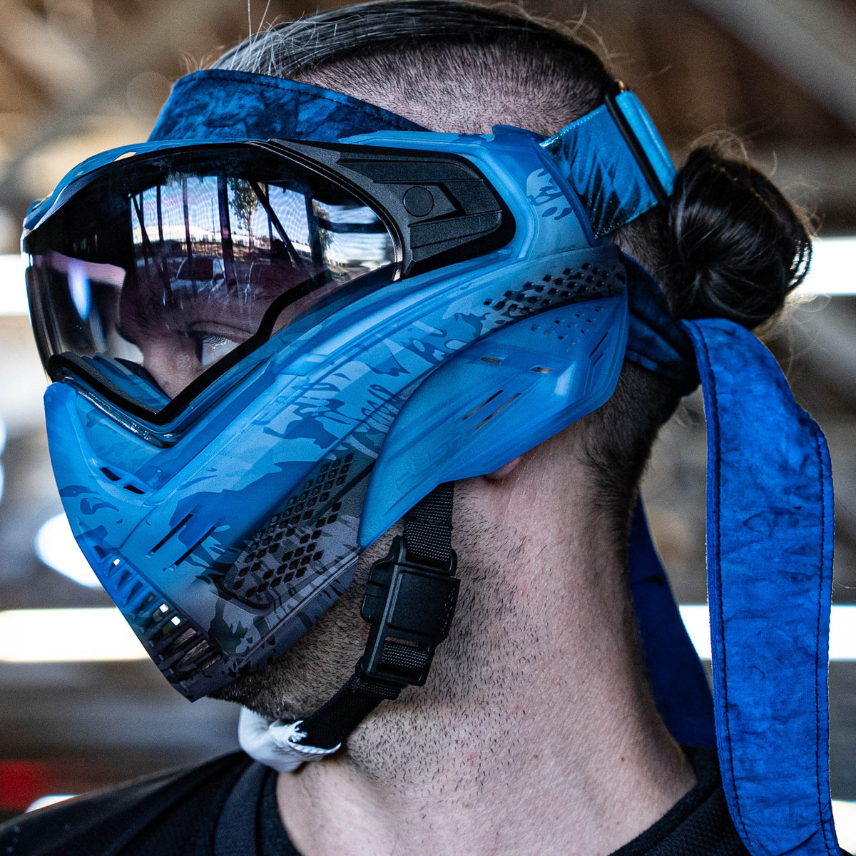 Valiant Edition Unite - Ice Blue to Black Camo - Gradient Clear Lens