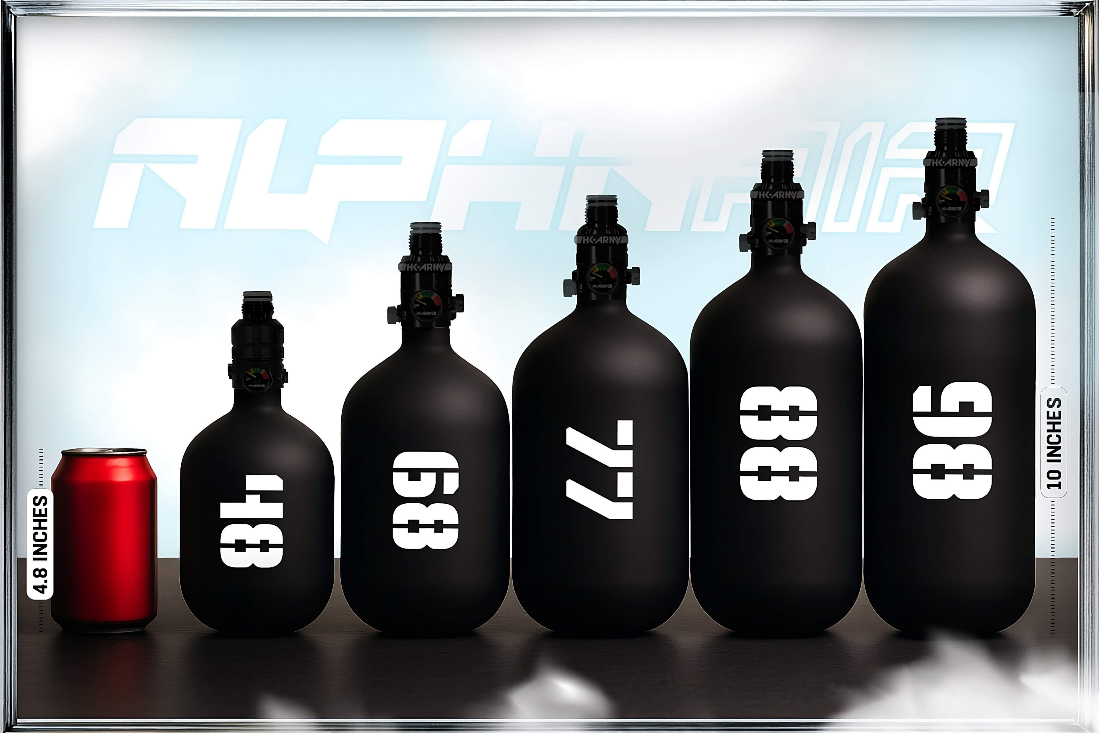 Alpha Air Tank Size Chart