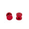 Machined Goggle Screw Set "Icon" Red