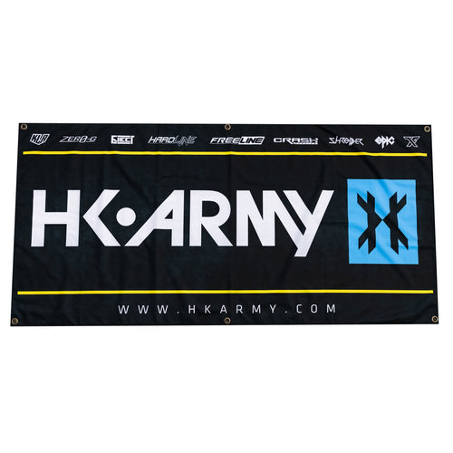 HK Army Typeface Banner 33" x 68"