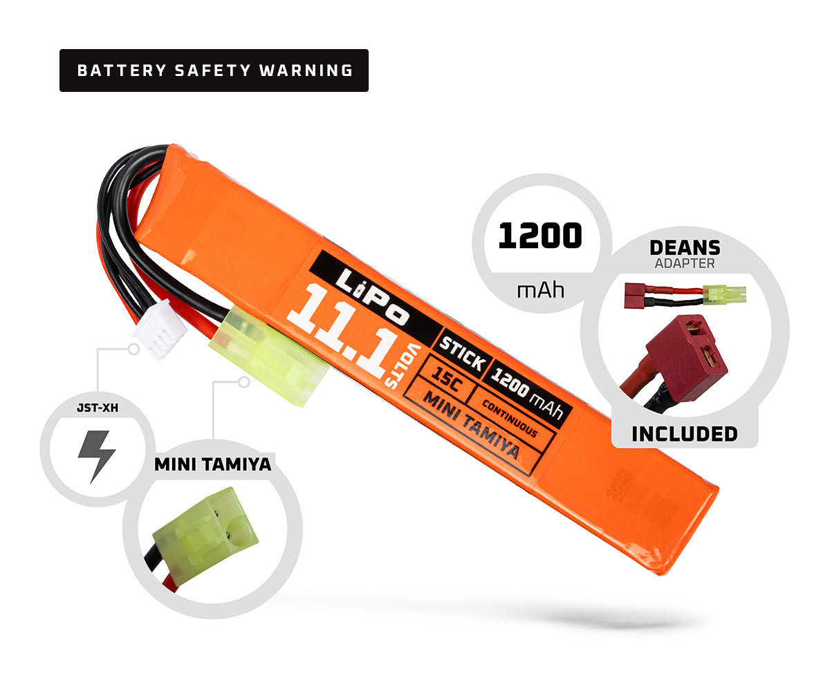 Hostile ENERGY - LiPo Battery 11.1V 1200mAh 15C Stick