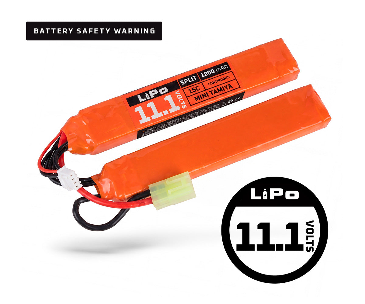 Hostile ENERGY - LiPo Battery 11.1V 1200mAh 15C Split