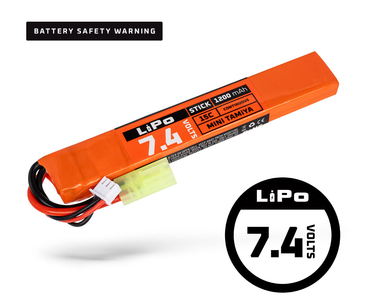 Hostile ENERGY - LiPo Battery 7.4V 1200mAh 15C Stick