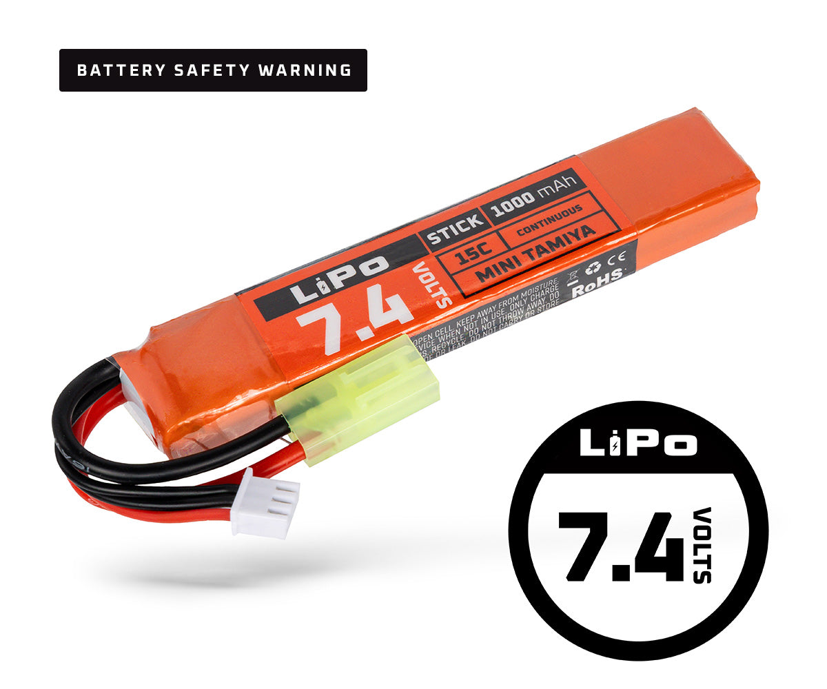 Hostile ENERGY - LiPo Battery 7.4V 1000mAh 15C Stick