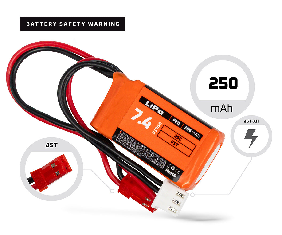 Hostile ENERGY - LiPo Battery 7.4V 250mAh 25C PEQ