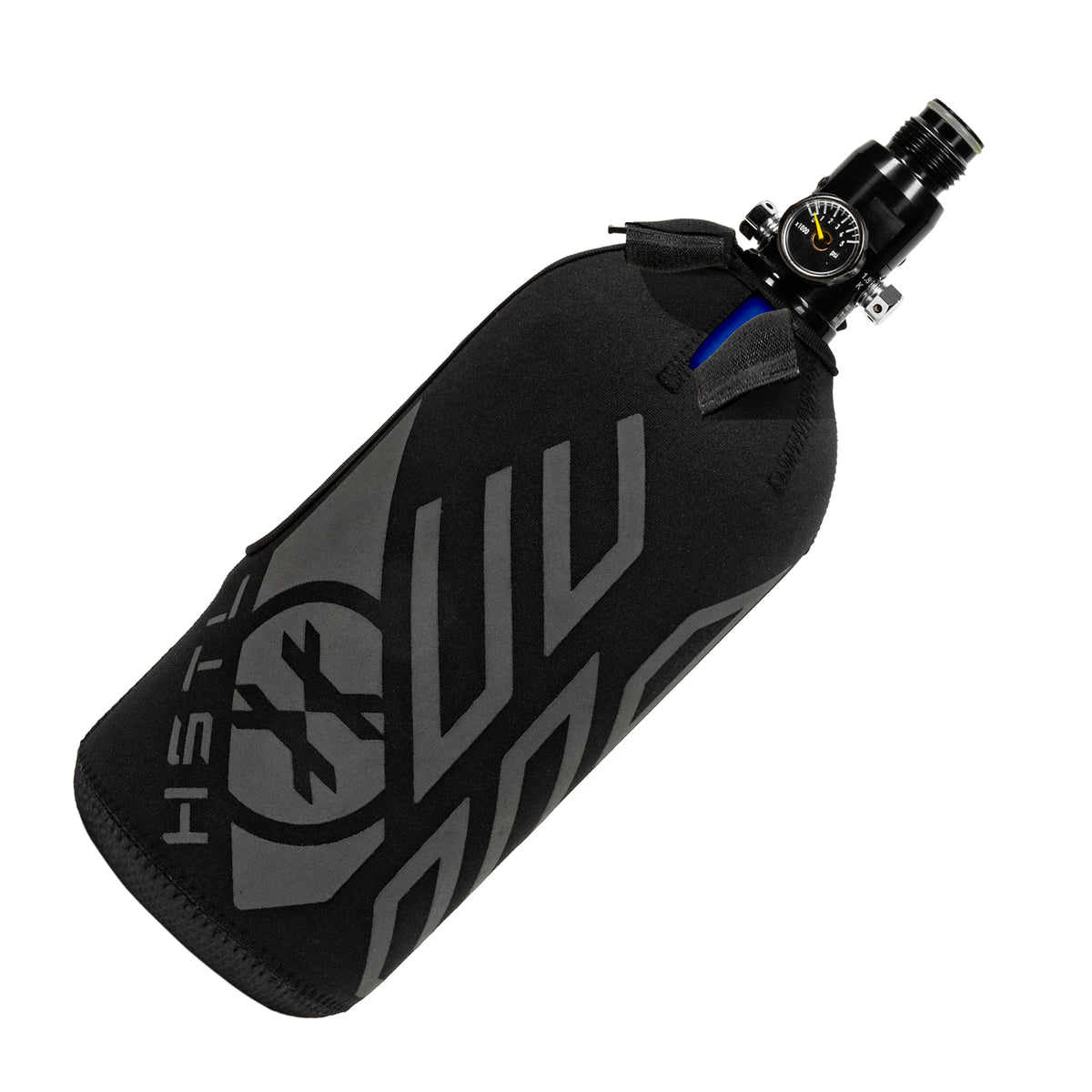 Blue 48ci/3000psi Aluminum HPA Tank w/ Neoprene Padded Cover