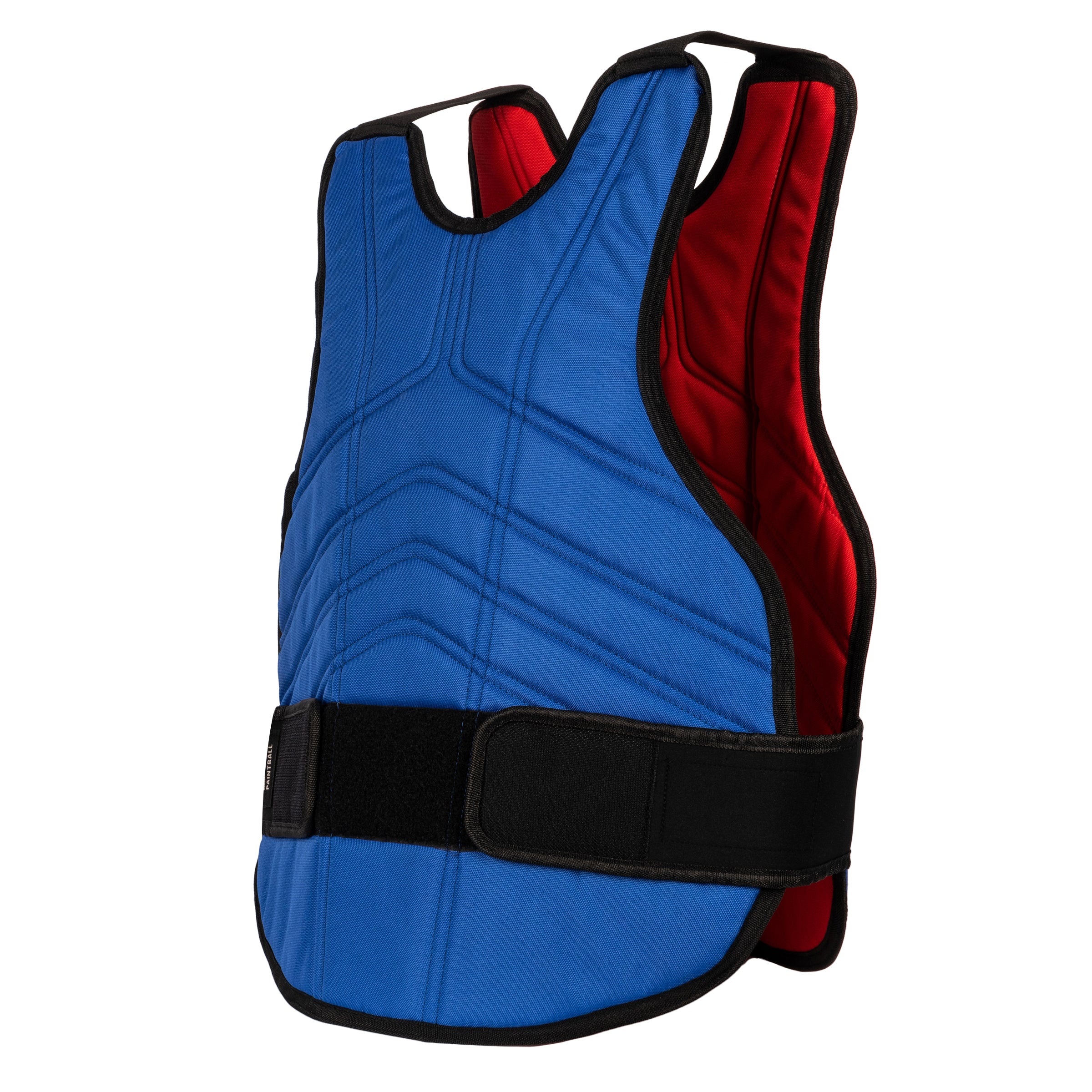 Protège-poitrine Paintball BSX – Bleu/rouge, Adulte, Neuf