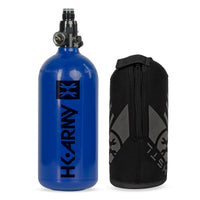 Black 48ci/3000psi Aluminum HPA Tank w/ Neoprene Padded Cover | HK