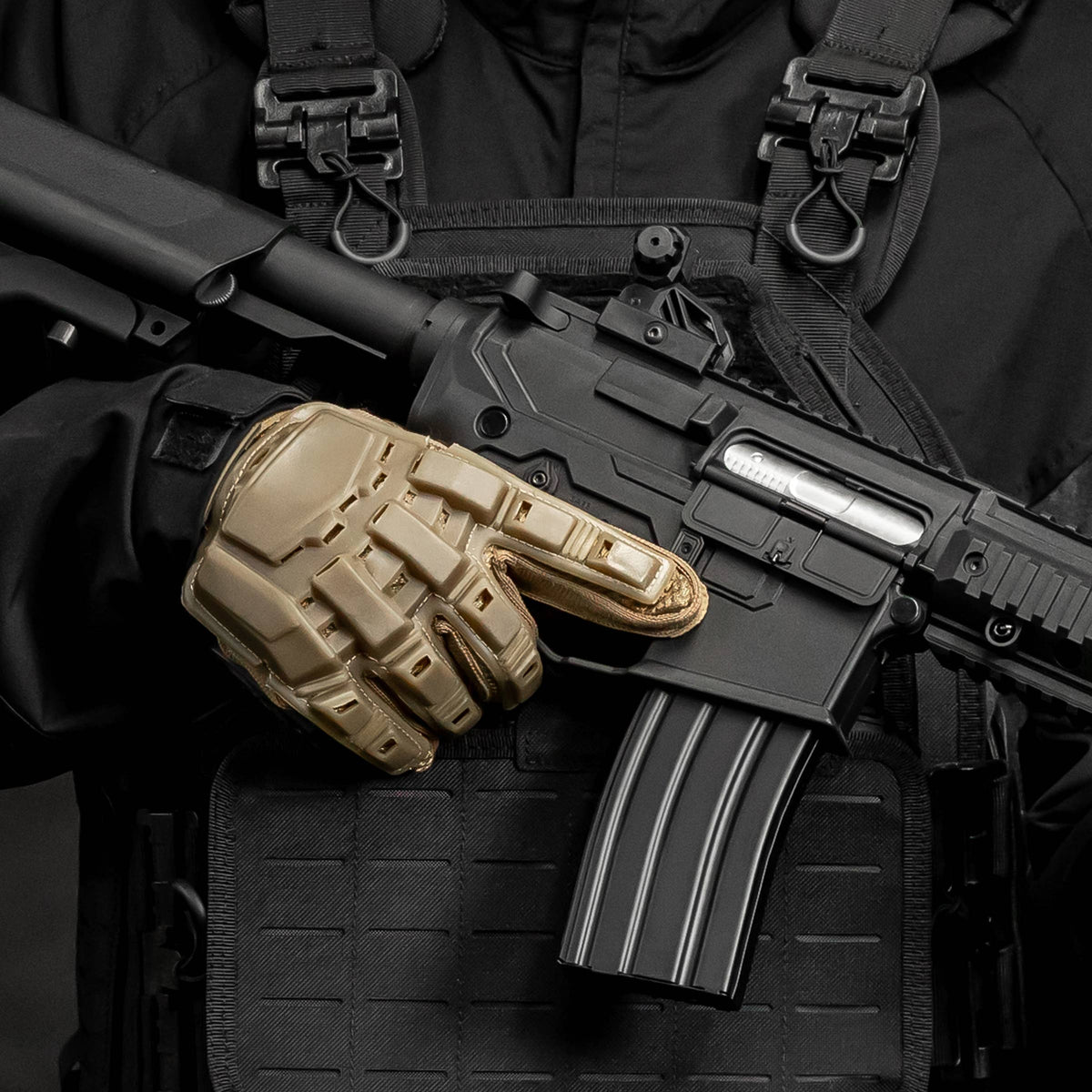 BSX - Full Finger Glove - Tan