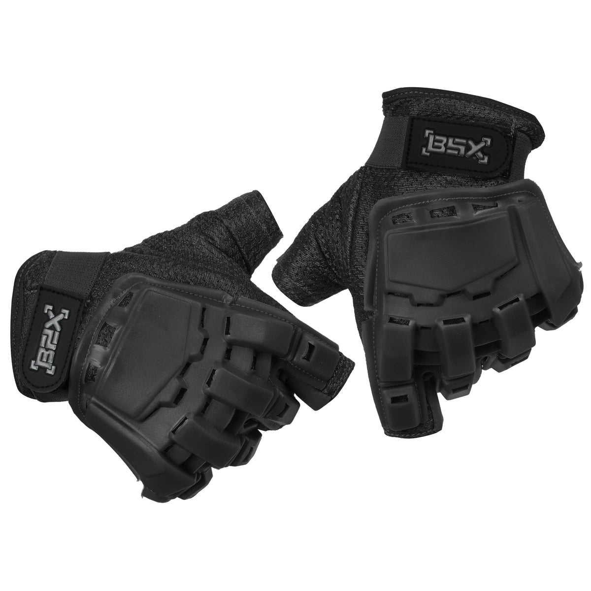 BSX - Half Finger Glove - Black