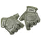 BSX - Half Finger Glove - Olive