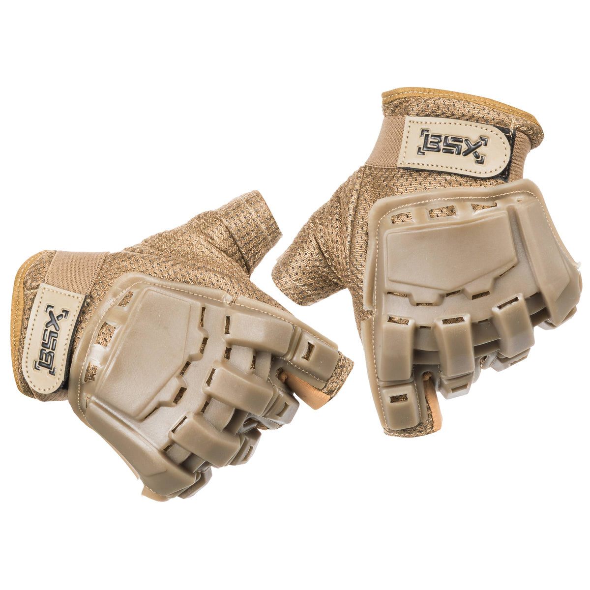 BSX - Half Finger Glove - Tan