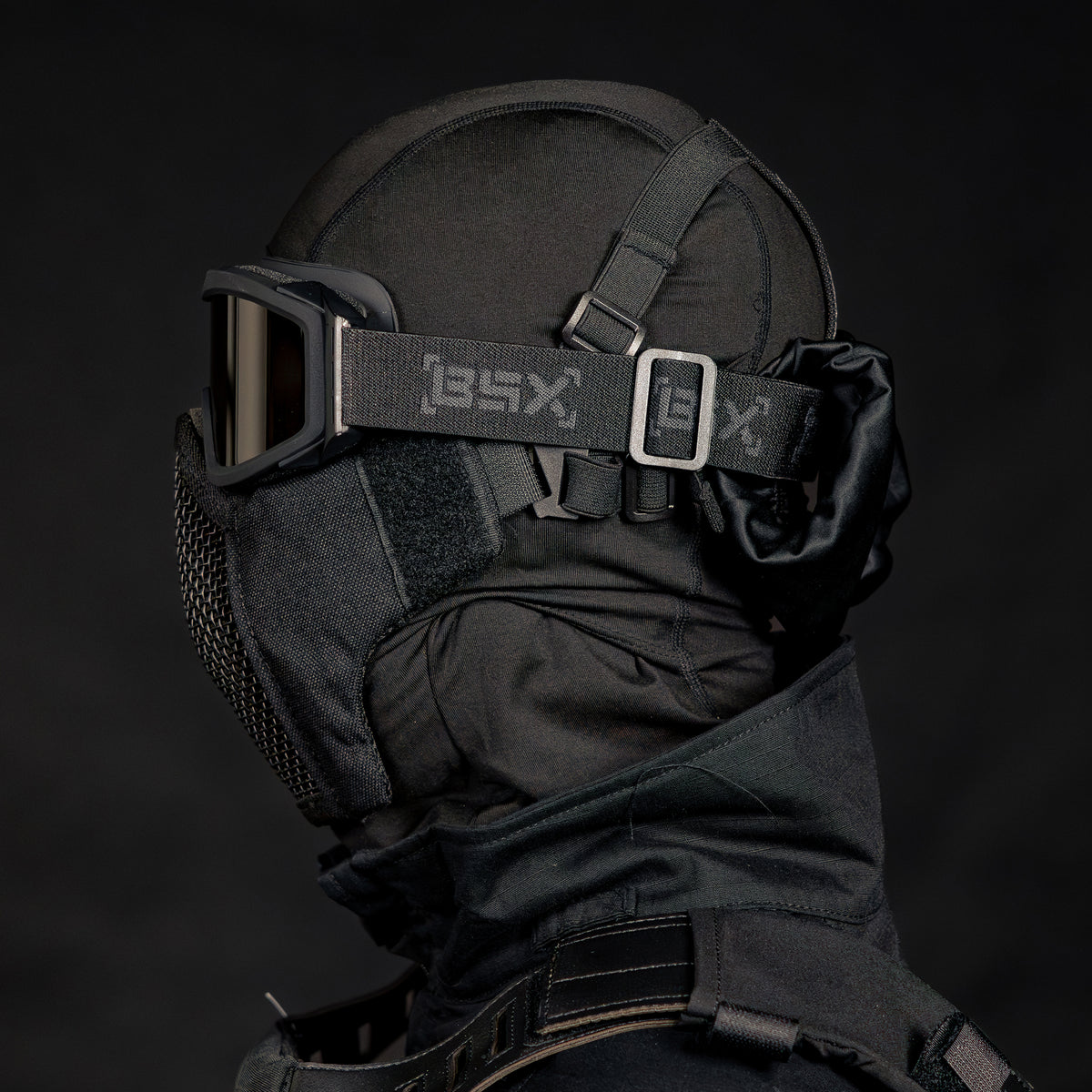 BSX Outlaw Mesh Mask - Black
