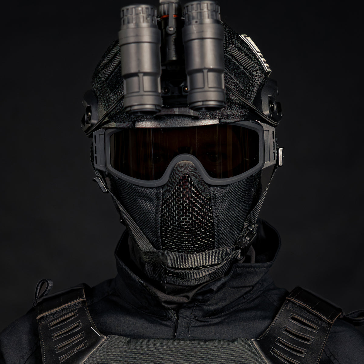 BSX Outlaw Mesh Mask - Black