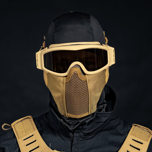 BSX Outlaw Mesh Mask - Tan