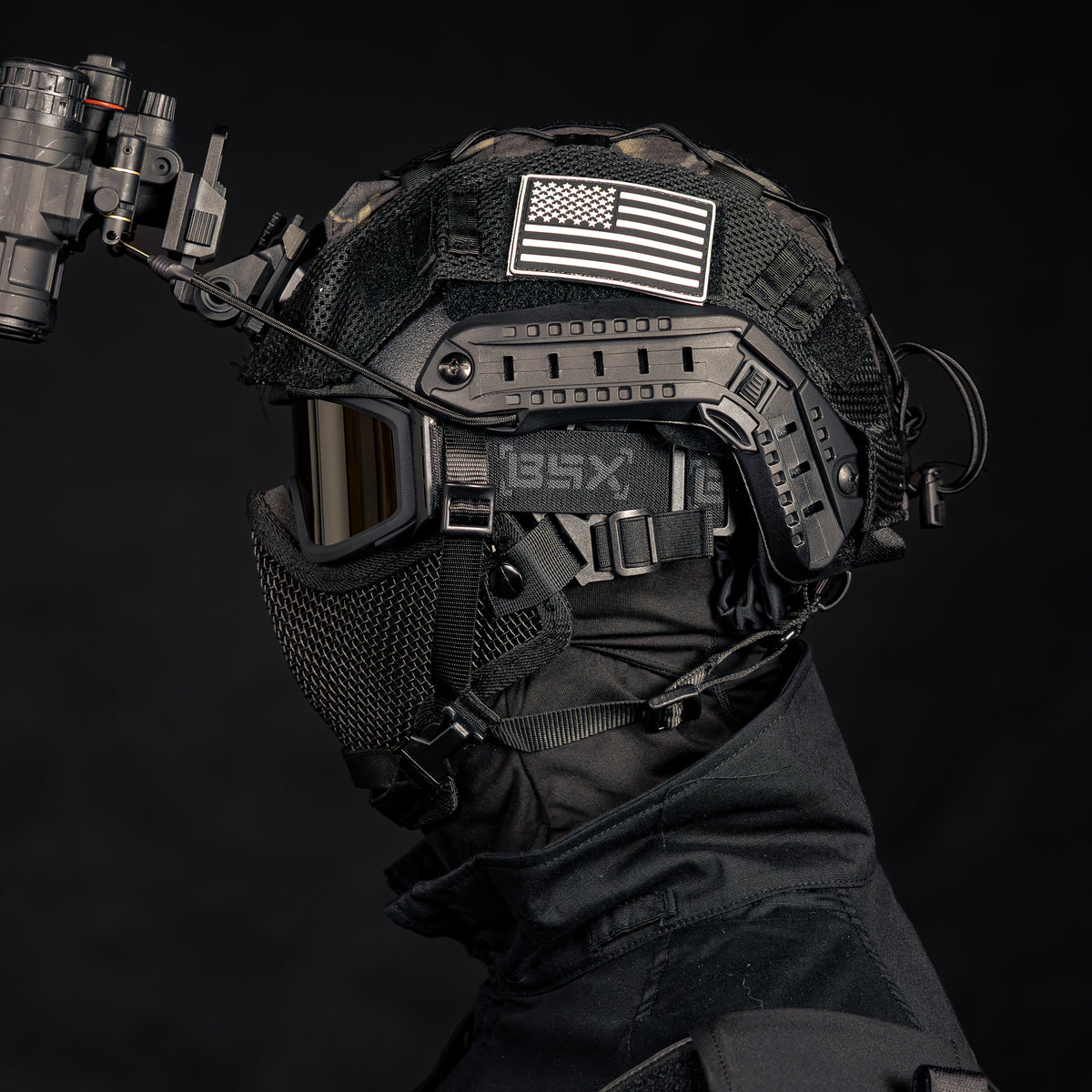 BSX Ranger Mesh Mask - Black