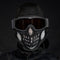 BSX Ranger SKULL Mesh Mask - Black