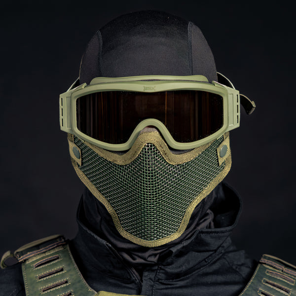 BSX Ranger Mesh Mask - OD Green