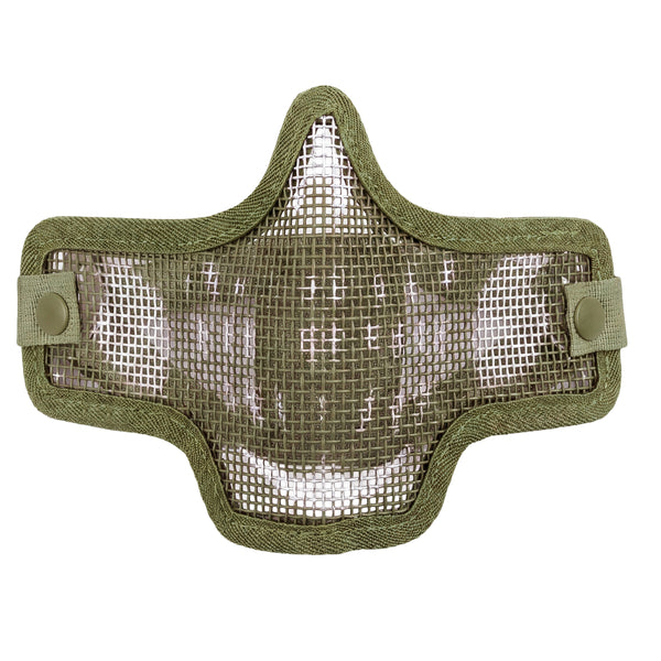 BSX Ranger SKULL Mesh Mask - OD Green