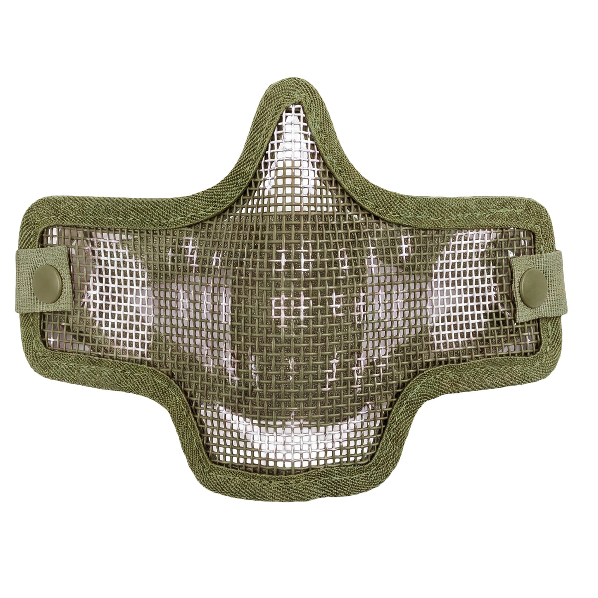 BSX Ranger SKULL Mesh Mask - OD Green