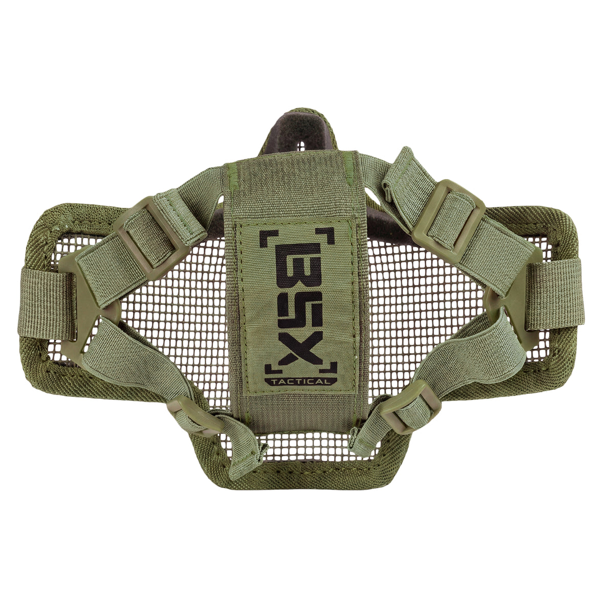 BSX Ranger SKULL Mesh Mask - OD Green