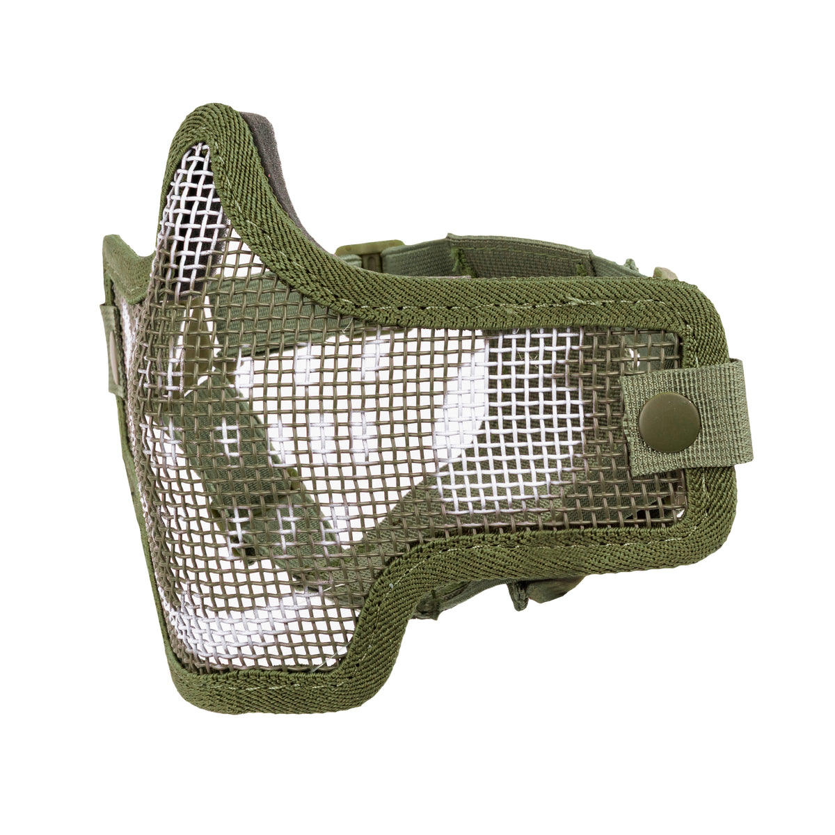 BSX Ranger SKULL Mesh Mask - OD Green