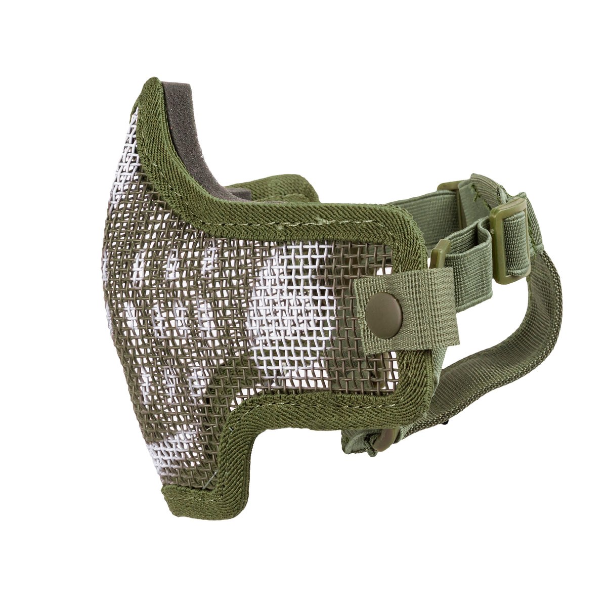 BSX Ranger SKULL Mesh Mask - OD Green