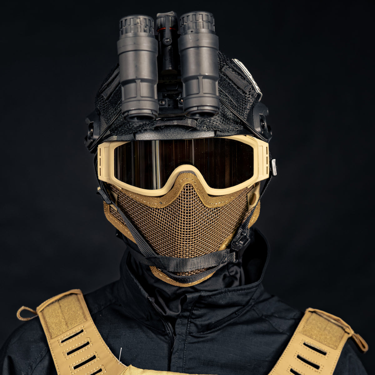 BSX Ranger Mesh Mask - Tan