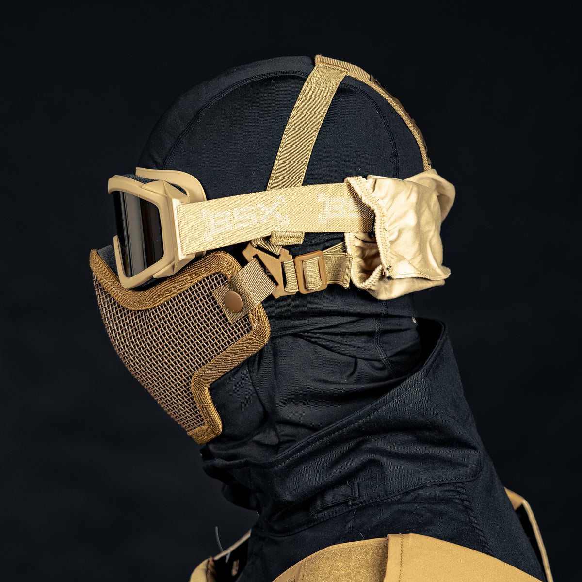BSX Ranger Mesh Mask - Tan