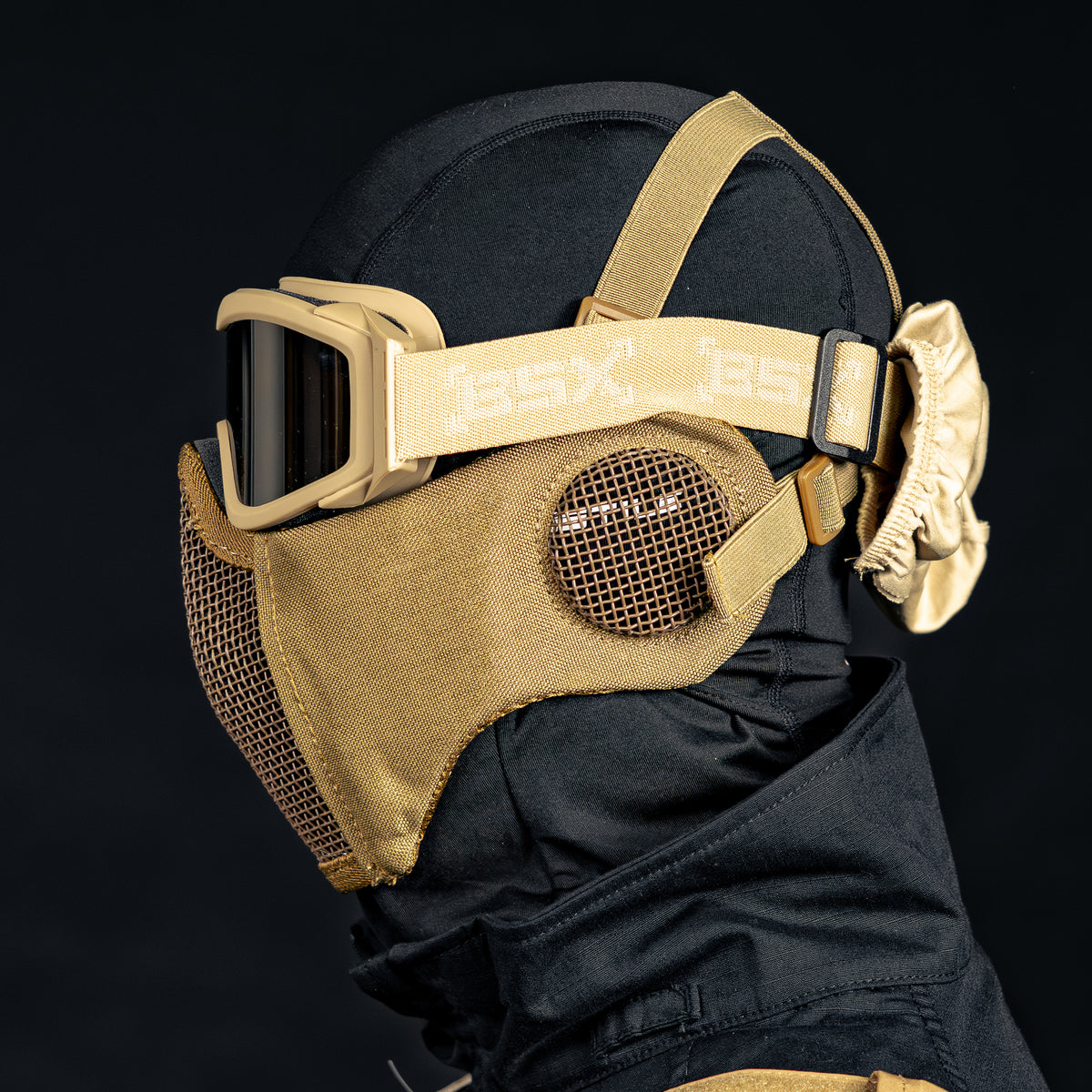 BSX Shield Mesh Mask - Tan