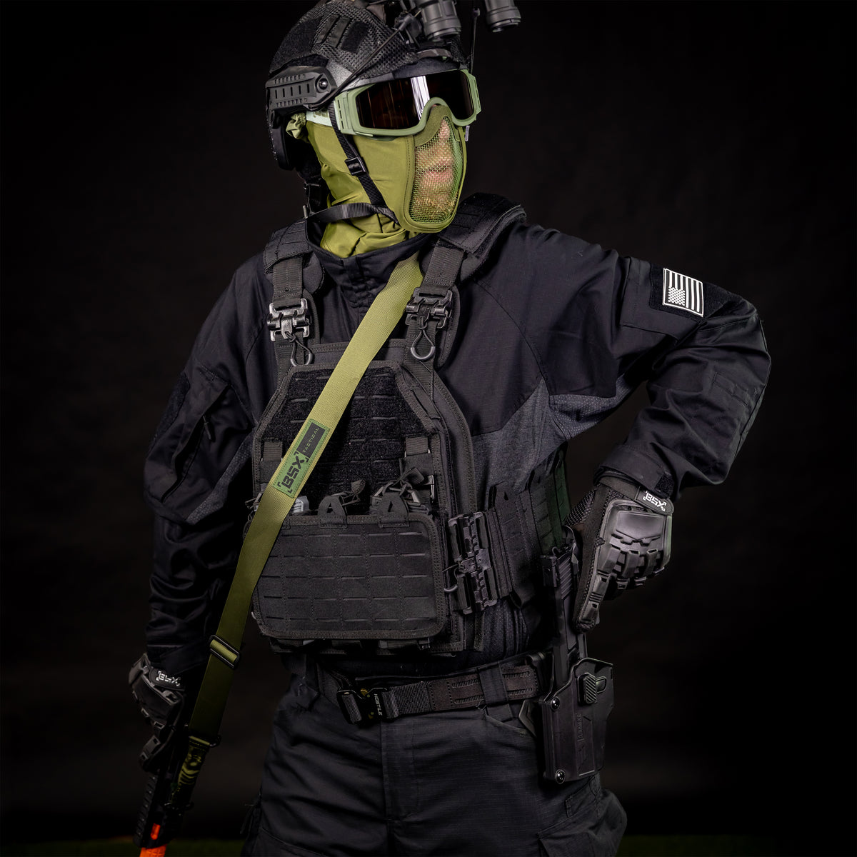 BSX - QD Sling - Double - Olive