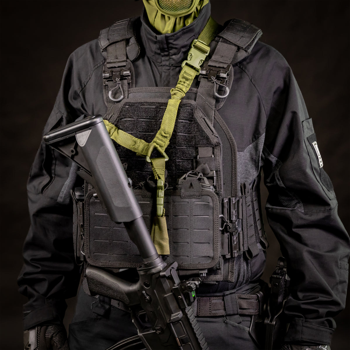 BSX - Clip Sling - Single - Olive
