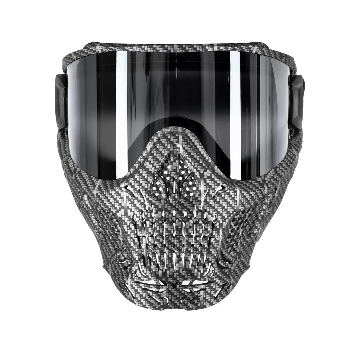 HSTL® Skull Goggle Machine Silver w/ Chrome Lens | HK Army