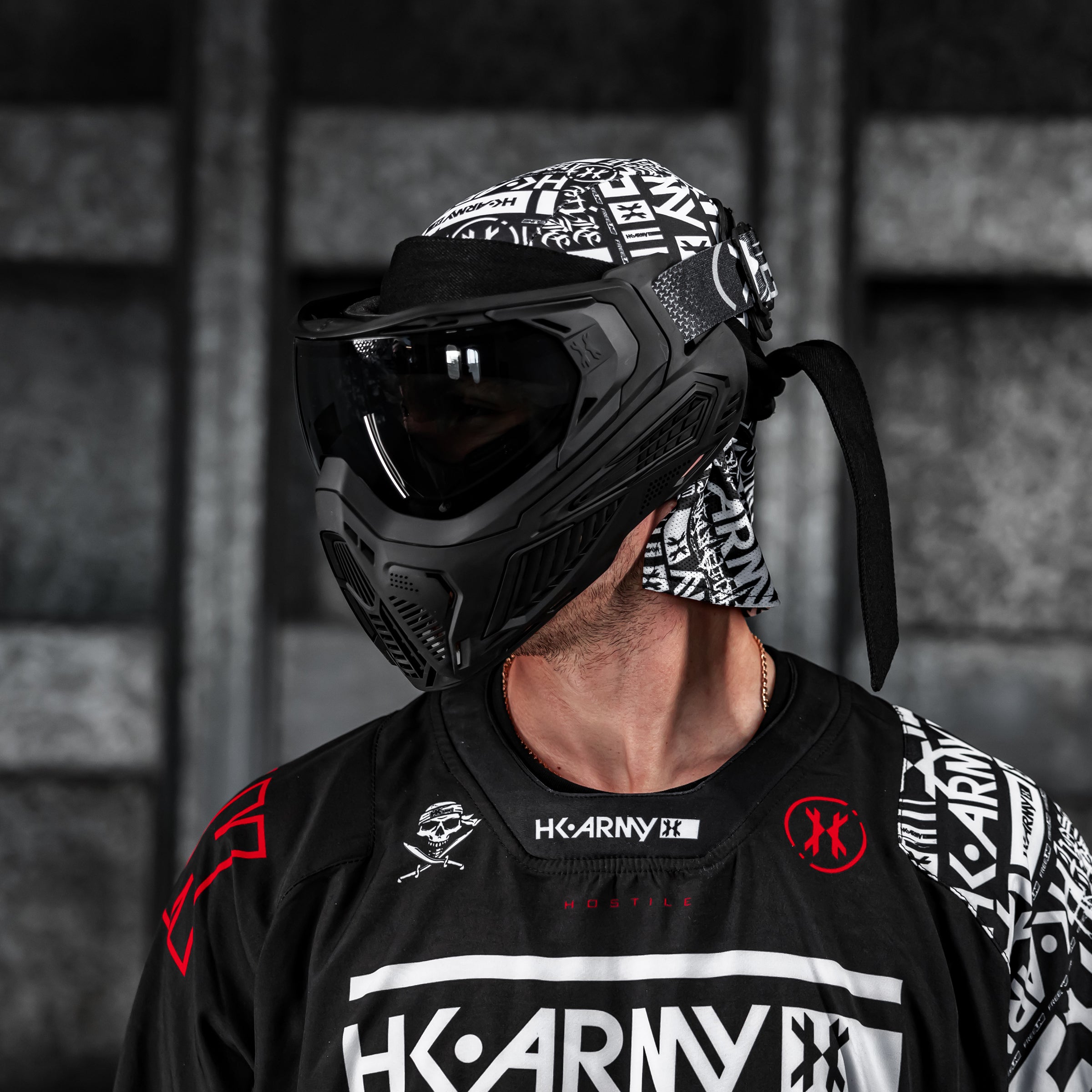 帽子 Wraps 25ss 251MADT-HT03 BLACK L Skull Wrap Headwrap | HK Army