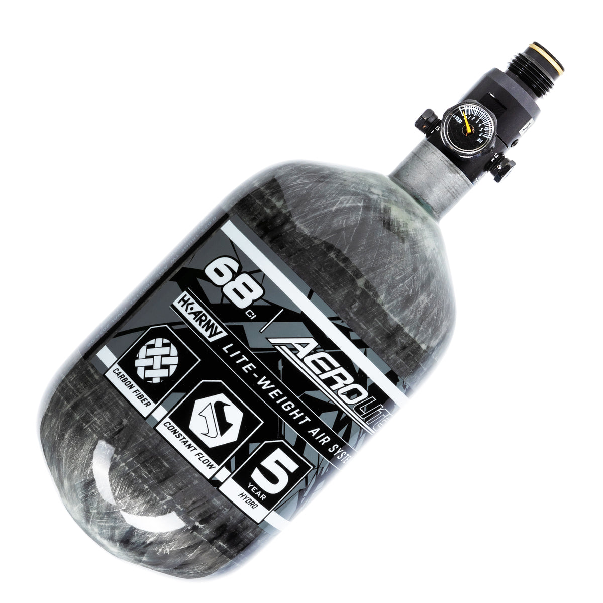AeroLite Carbon Fiber Tank - 68ci / 4500psi - Clear | HK Army