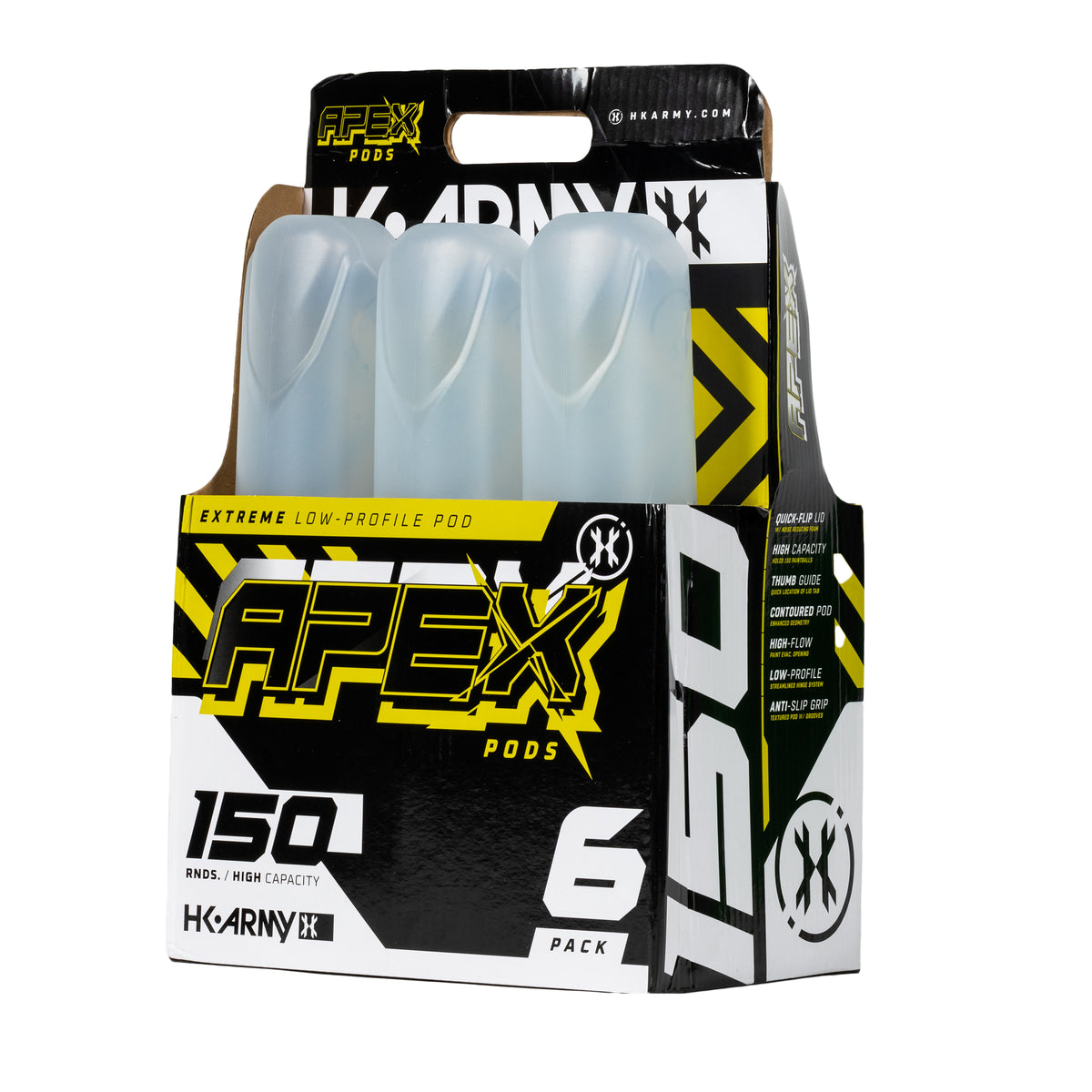 Apex 150 Round Pod 6-Pack - Clear
