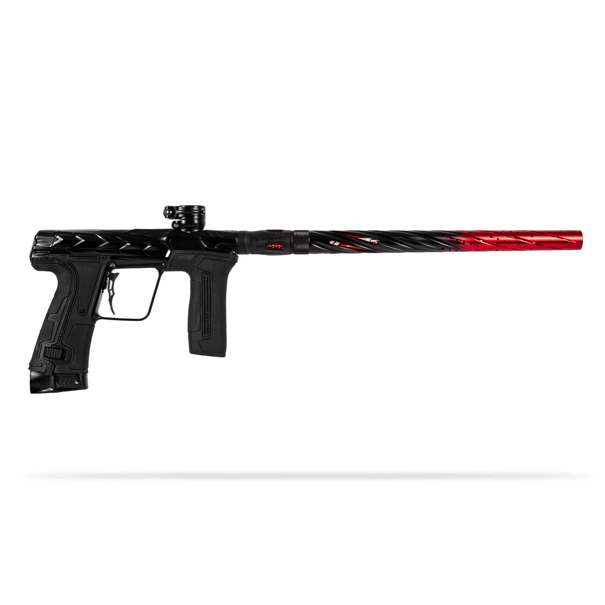 LAZR Elite Orbit Barrel Tip - Black/Red Fade