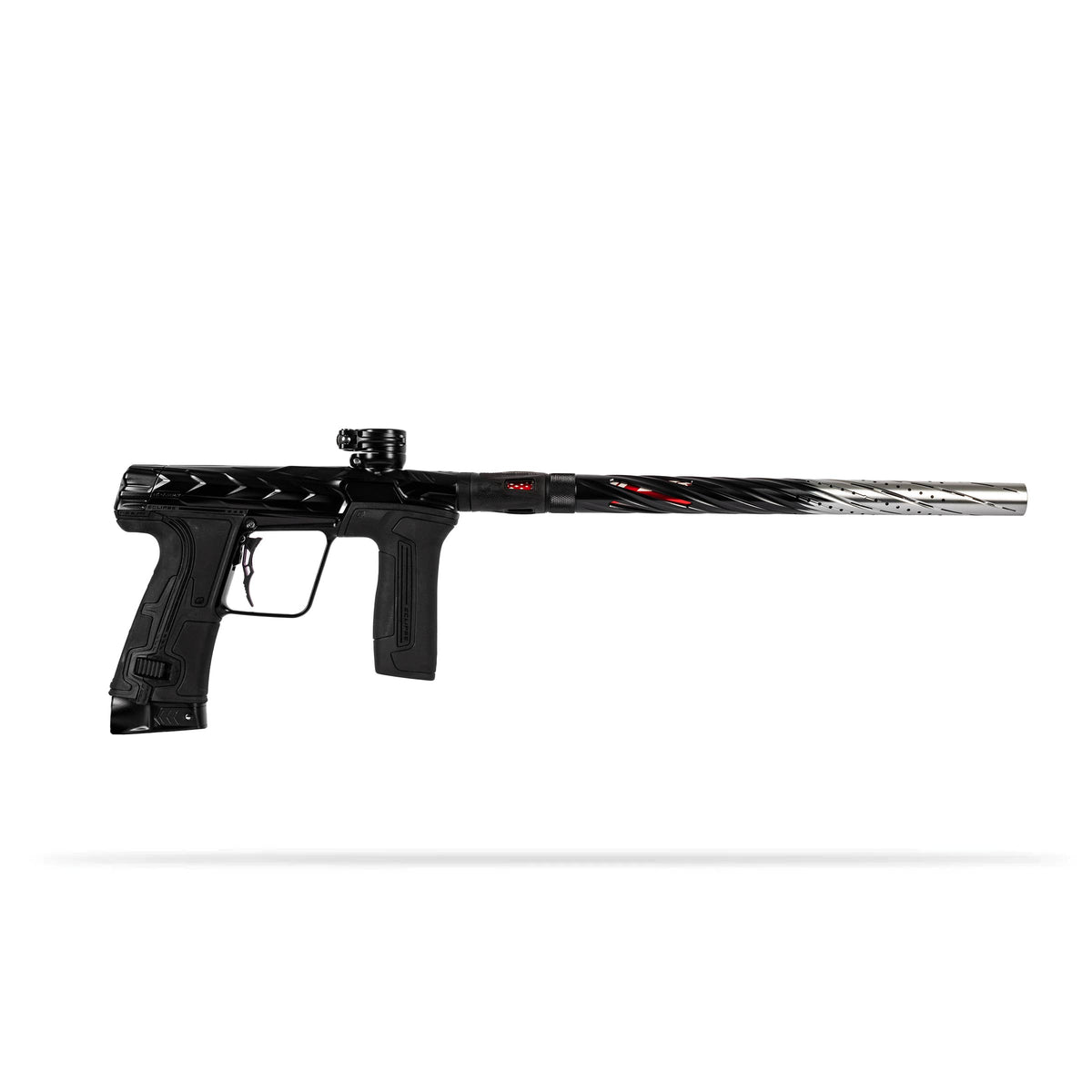 LAZR Elite Orbit Barrel Tip - Black/Silver Fade