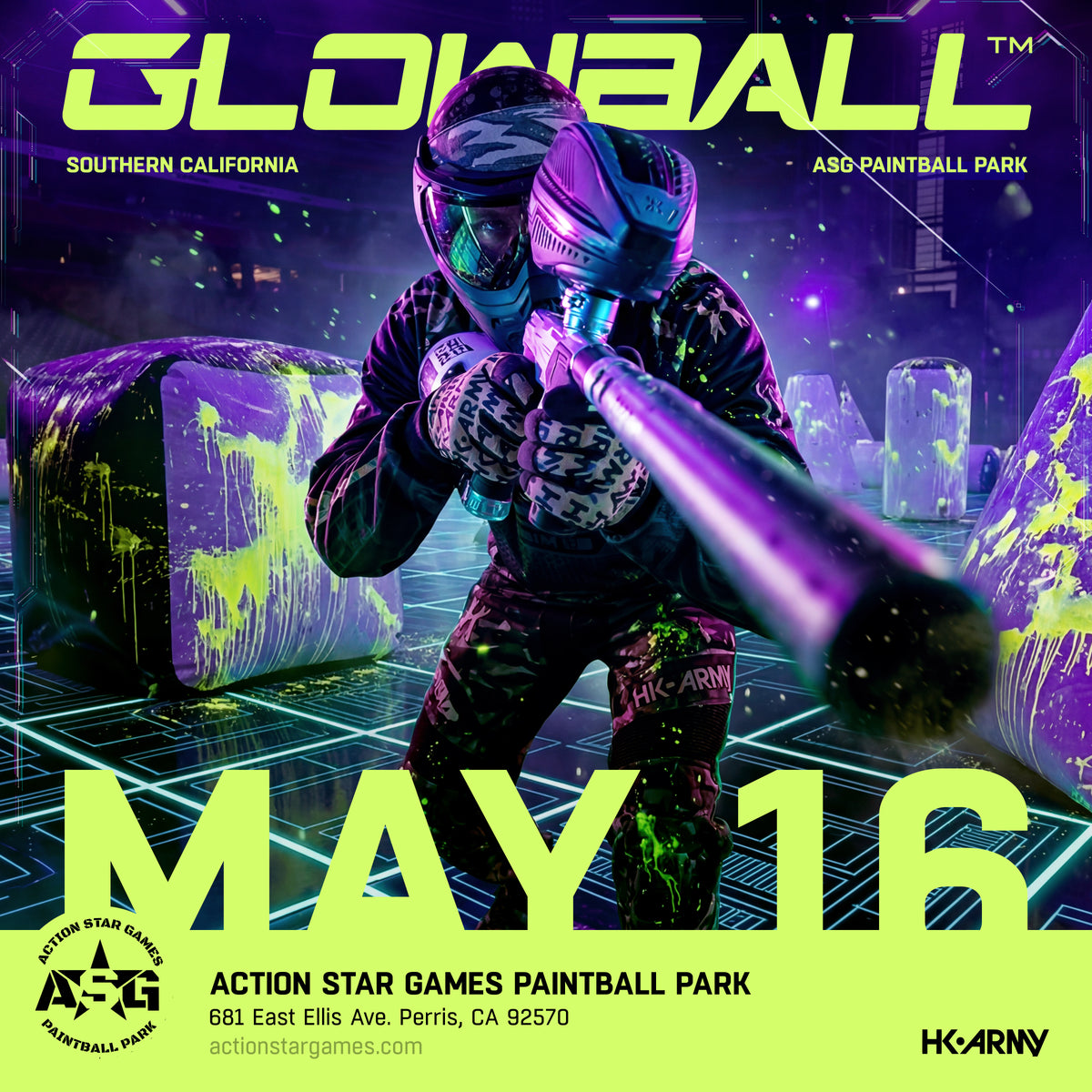 Glowball™️- May 16th 2026 - ASG Paintball Park in Southern California