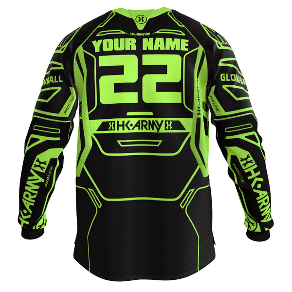Personalized Electron - Neon Green - Glowball™ Proline Jersey