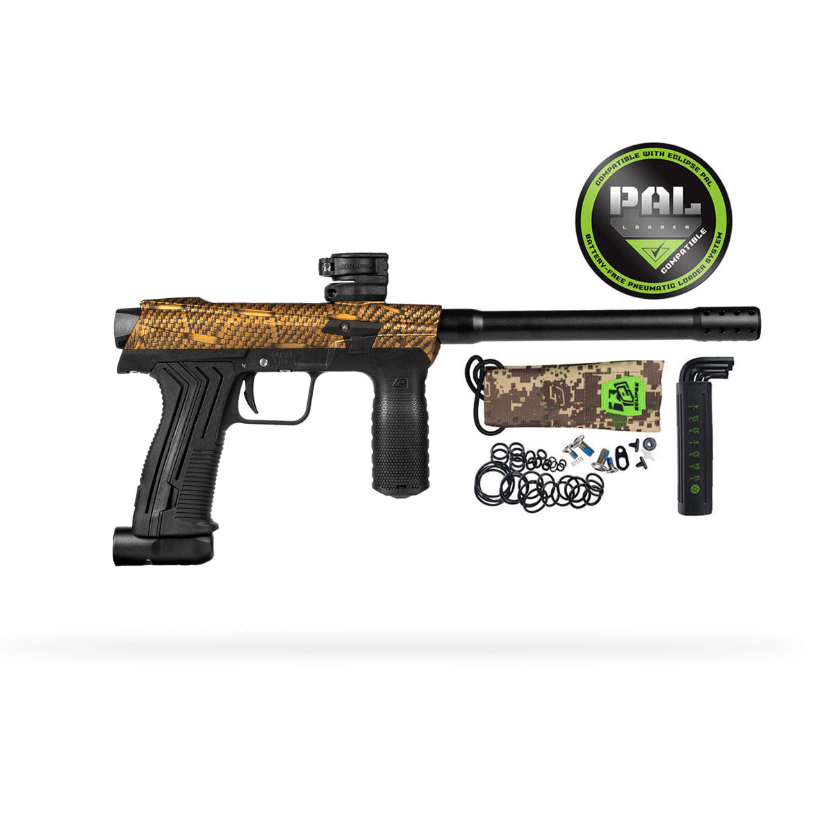 HK Emek Paintball Gun by Planet Eclipse Machine Gold