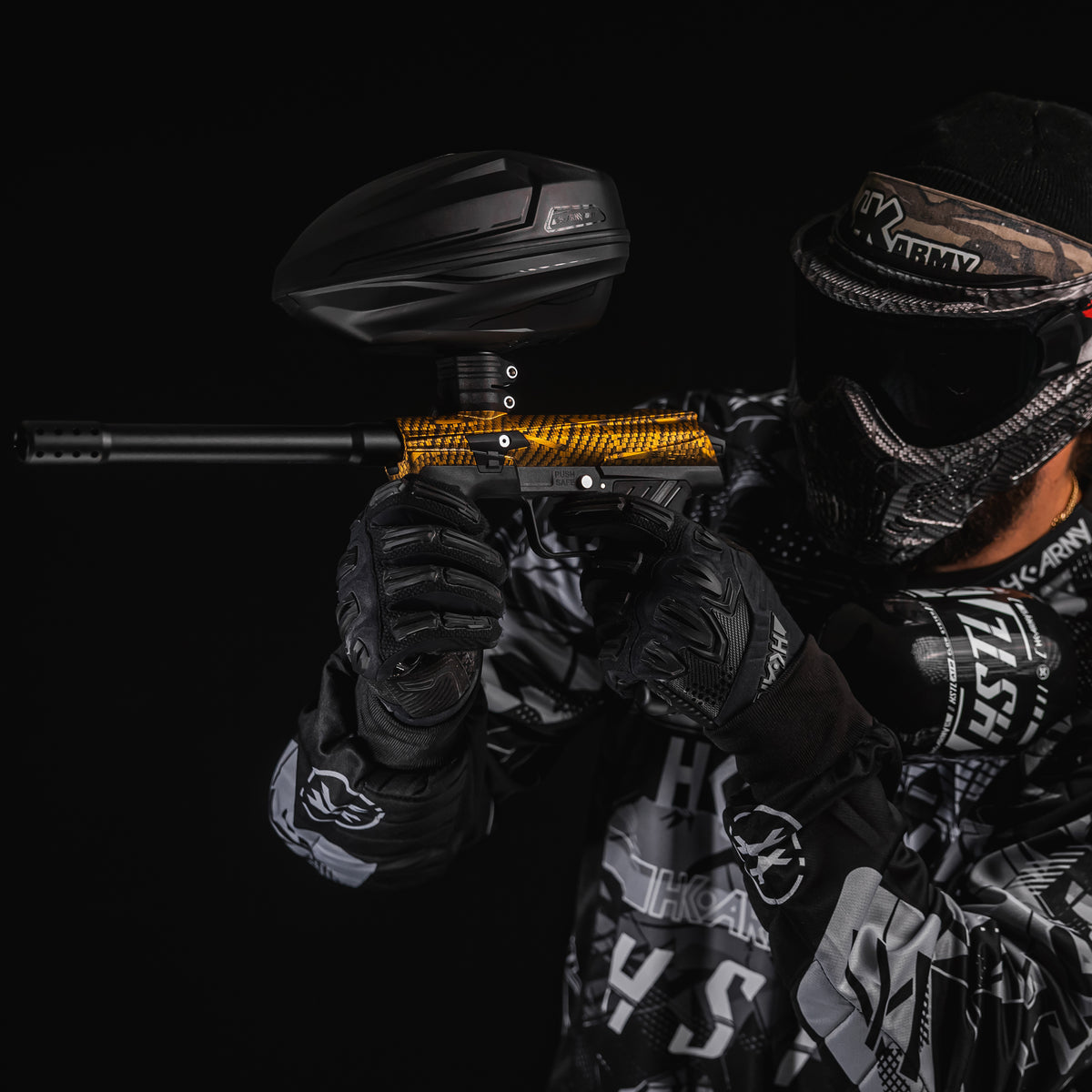 HK EMEK Marker Package "Machine Gold" with Sonic Loader and HSTL® 68ci/4500 Tank