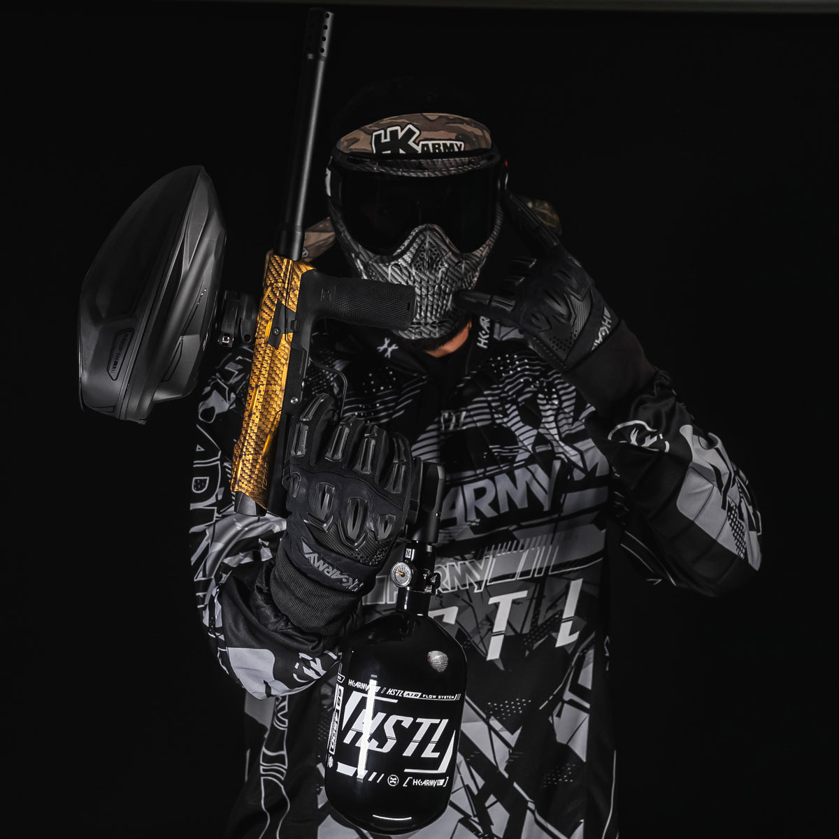 HK EMEK Marker Package "Machine Gold" with Sonic Loader and HSTL® 68ci/4500 Tank