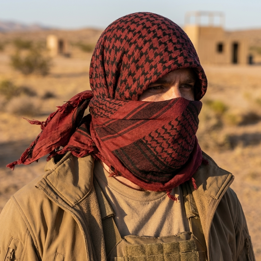 BSX - Shemagh - Red/Black
