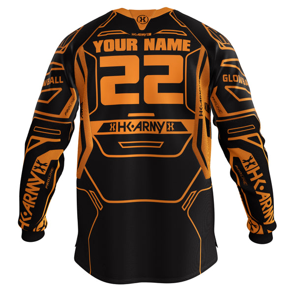 Personalized Electron - Neon Orange - Glowball™ Proline Jersey
