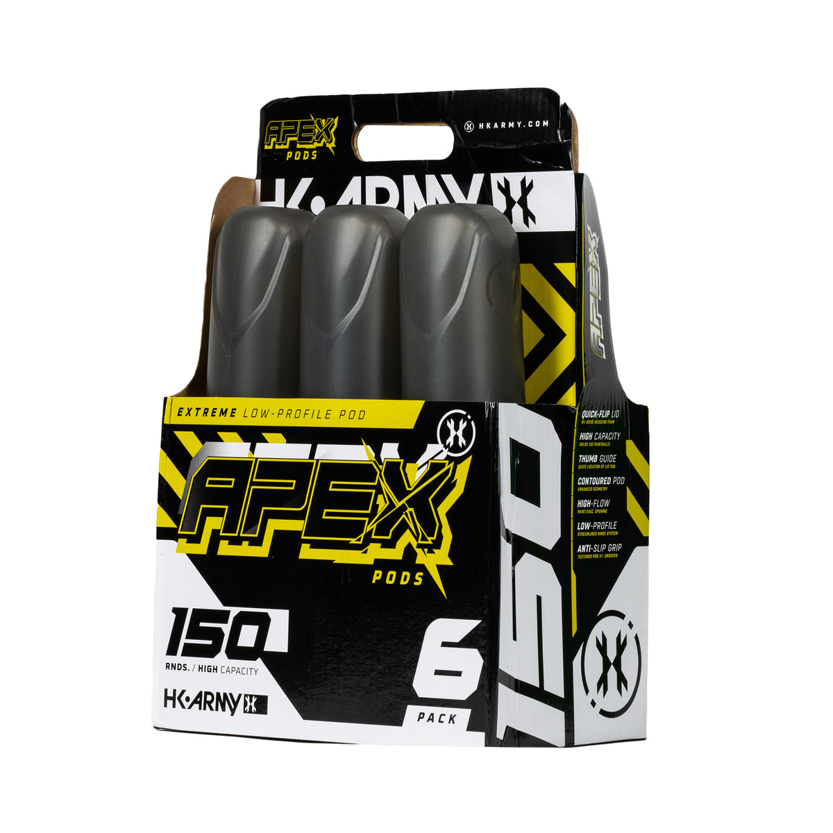 Apex 150 Round Pod 6-Pack - Light Smoke