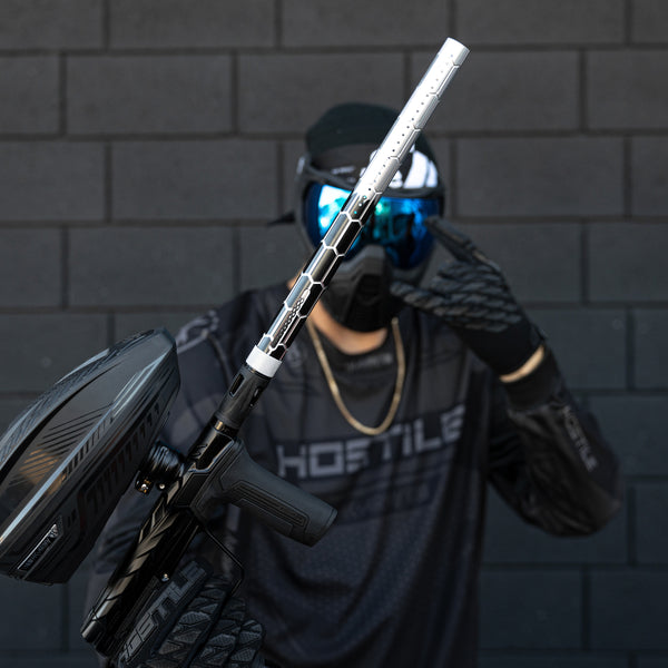 LAZR Elite Nexus Barrel Kit - 15" Black/Silver Fade - Colored Inserts - Cocker Threads