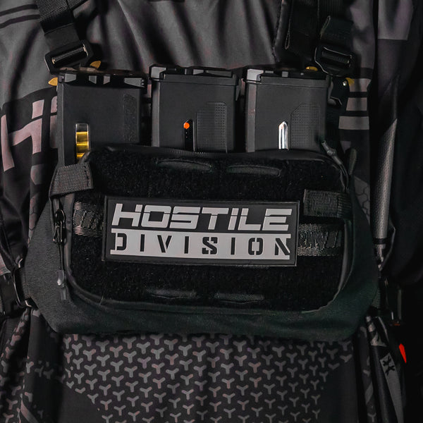 Hostile® - Large Rubber Patch - Shadow