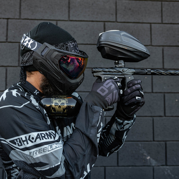 36ci / 4500psi Extra Lite Carbon Fiber Tank - PRO Reg - Doom Black/Gold