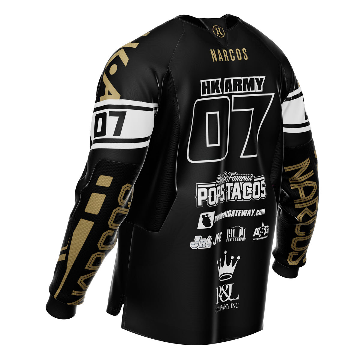 2026 Narcos WCPPL Proline Jersey (Black/Gold)
